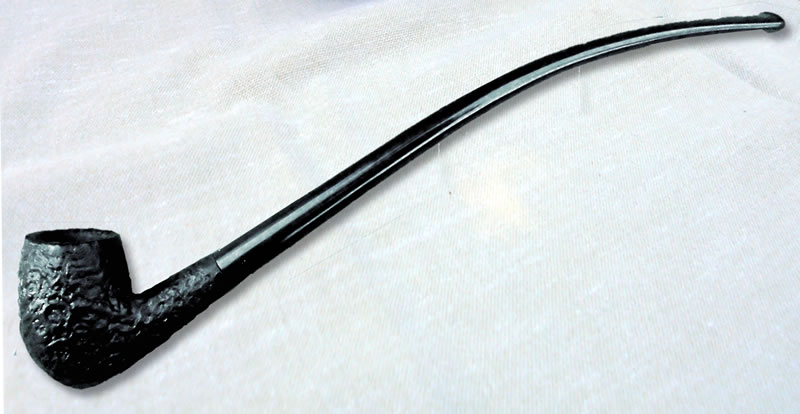 Lorenzo Lectura Sandblast CHURCHWARDEN SMOKING PIPE